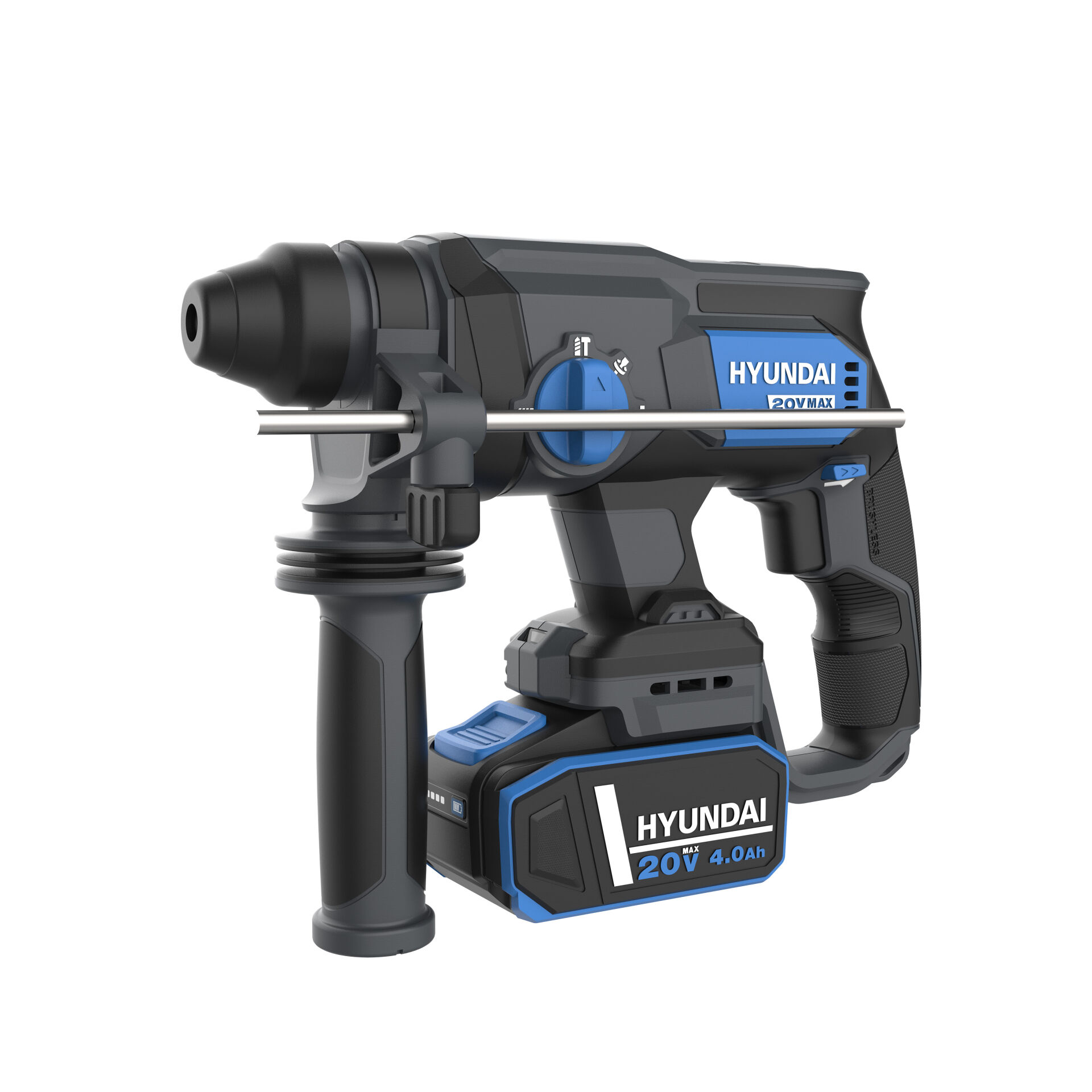 Hyundai RH20X-20FT Akülü Kırıcı Delici 1350 rpm 1x4Ah - Kömürsüz