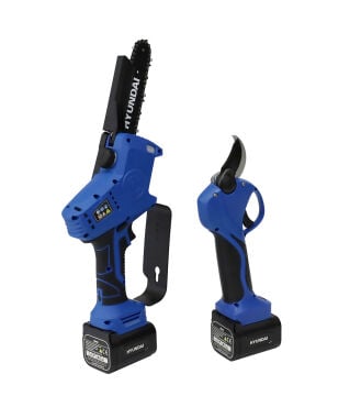 Hyundai HCS306XP-35XP Set Ürün Akülü Budama Testeresi + Budama Makası