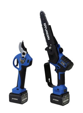 Hyundai HCS308XP-40XP Set Ürün Akülü Budama Testeresi + Budama Makası