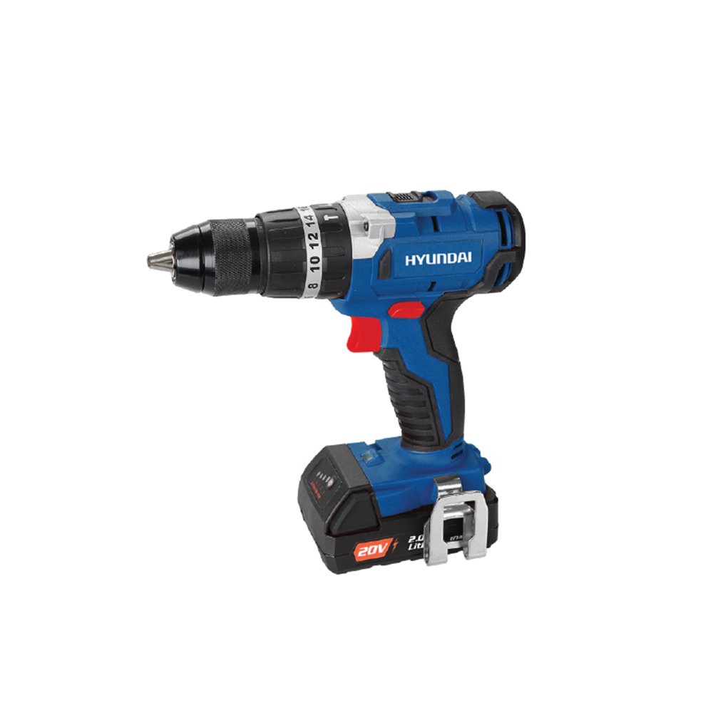 Hyundai HPX2B20 Akülü Vidalama 20V 2 Ah Darbeli