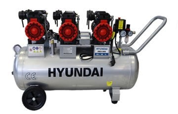 HYUNDAI KOMPRESÖR SESSİZ&YAĞSIZ 6HP 100 LT - HM3100S